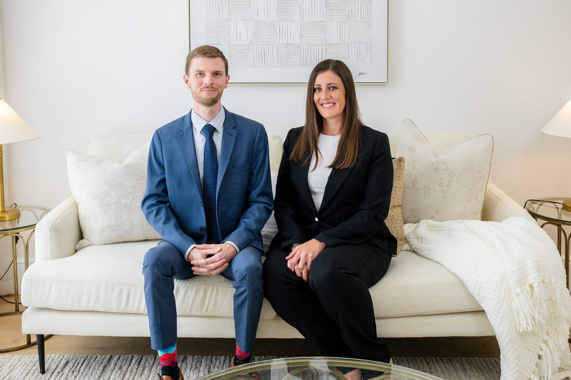 Katie Williams and Bryce Morley